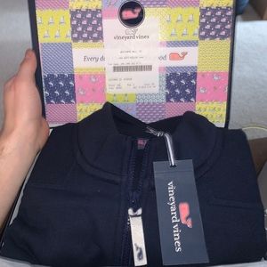 Vineyard Vines Quarter Zip With Vineyard Vines Box